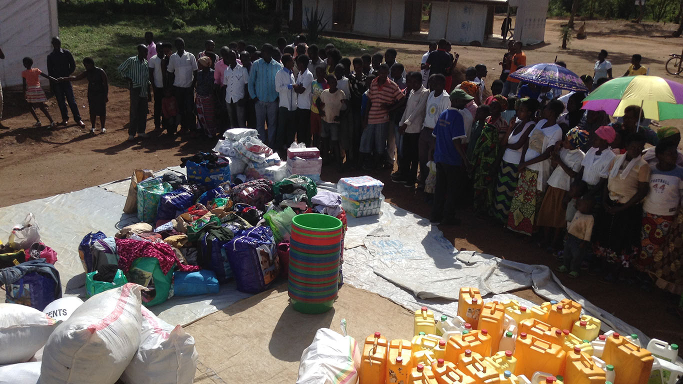 VISIT AT GASHORA REFUGEES CAMP